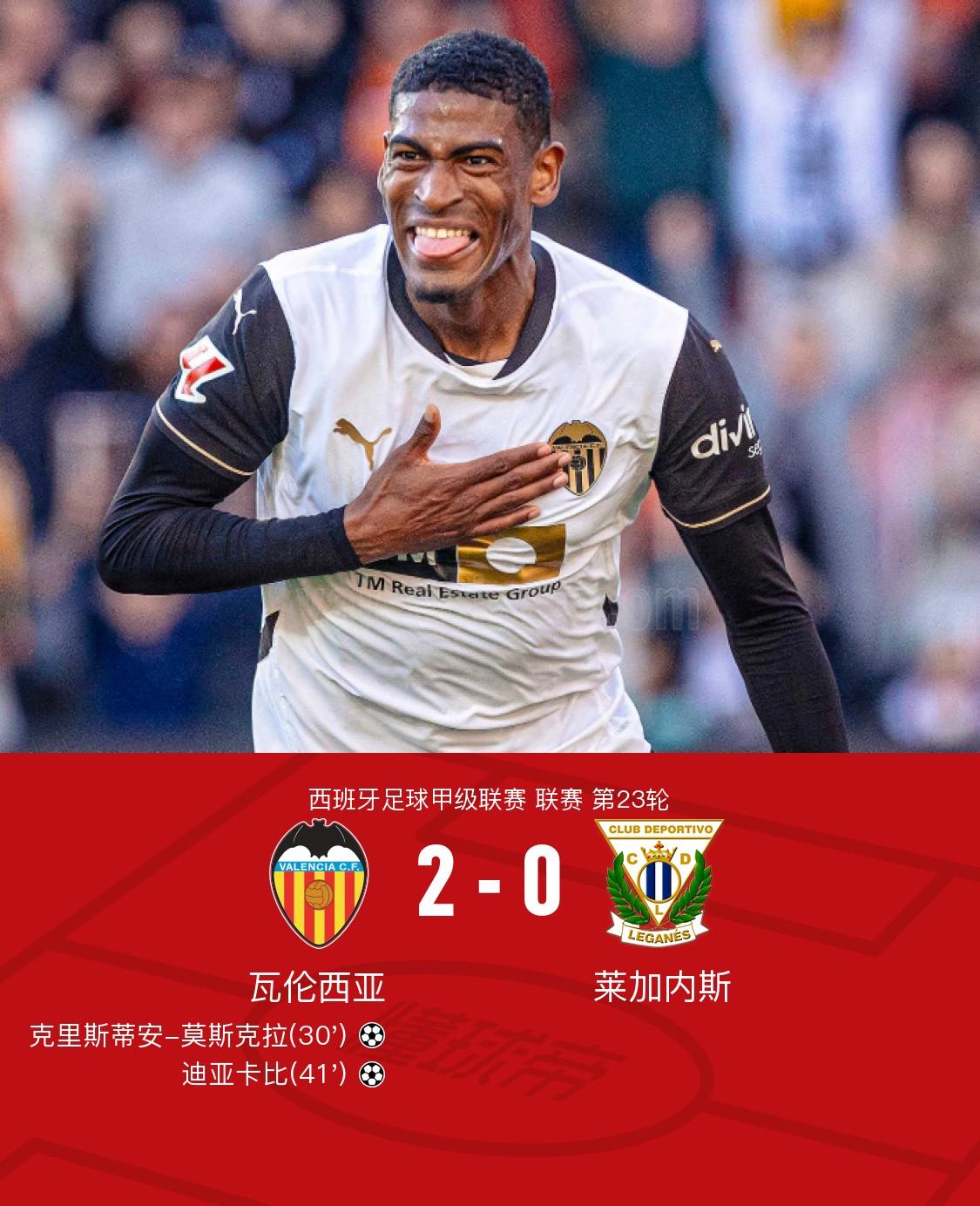 包含瓦伦西亚欲取胜，力压对手取得好成绩的词条